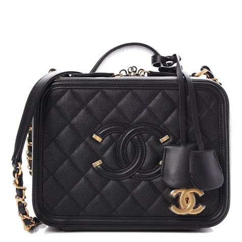 chanel filigree vanity case medium.